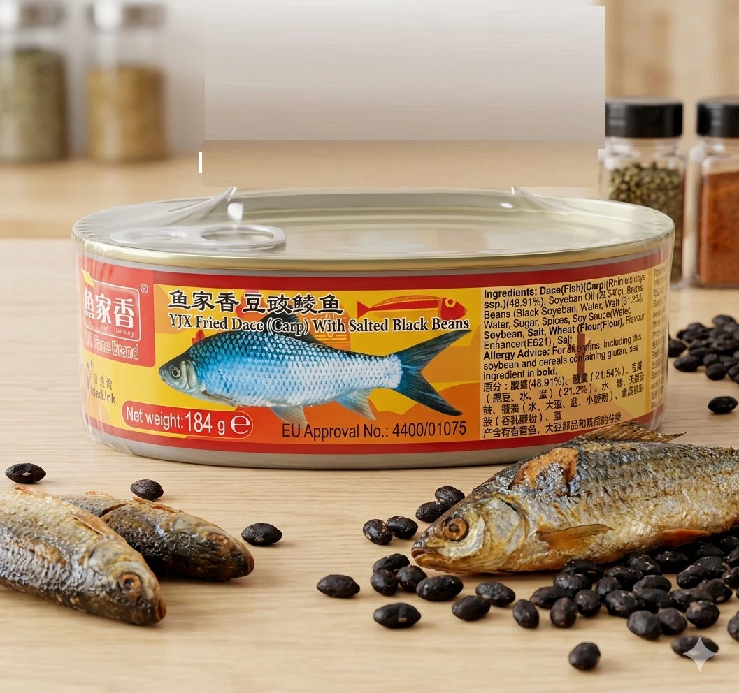 Fried Whole Dace with Salted Black Bean 184g Pack of 2