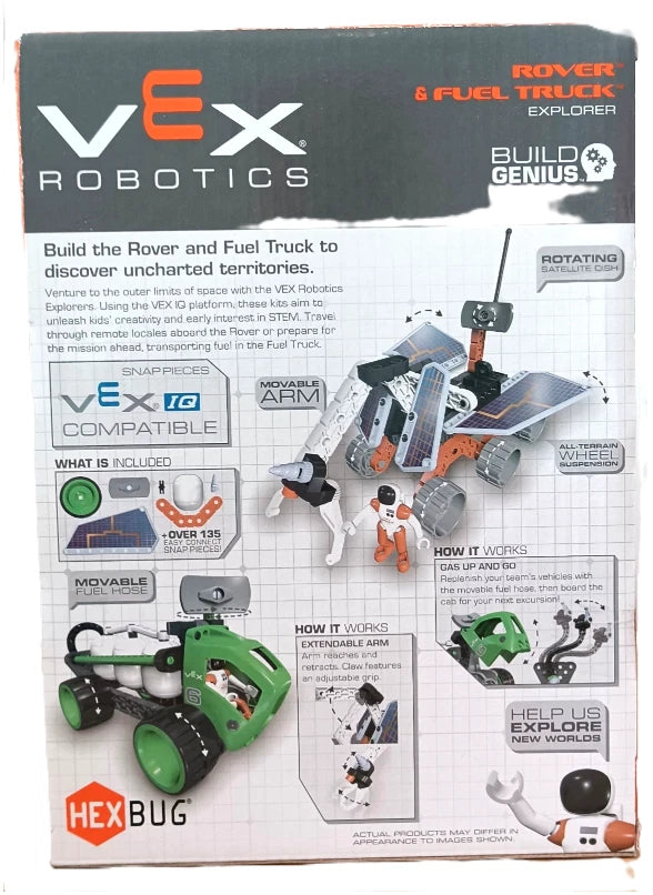 HEXBUG VEX Robotics Rover & Fuel Truck Explorer STEM Starter Kit