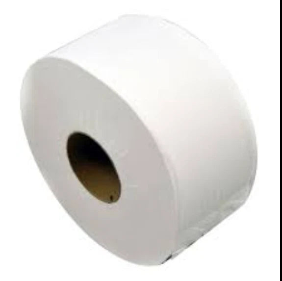 Mini Jumbo 2 Ply Toilet Tissue Rolls 300m Toilet Paper Pack of 6