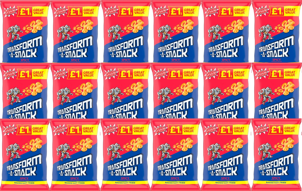 Golden Wonder Transform-A-Snack Spicy Flavour Snacks 56g Pack of 18