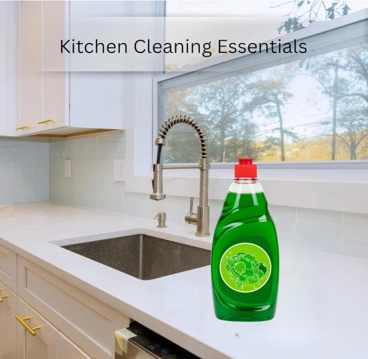 Bestin Original Washing Up Liquid, Dishwashing Liquid 500ml Pack of 8