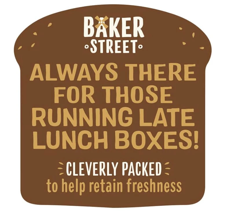 Baker Street White Bread 2 x 550g Cleverly Packed for Long Life Pre-Sliced
