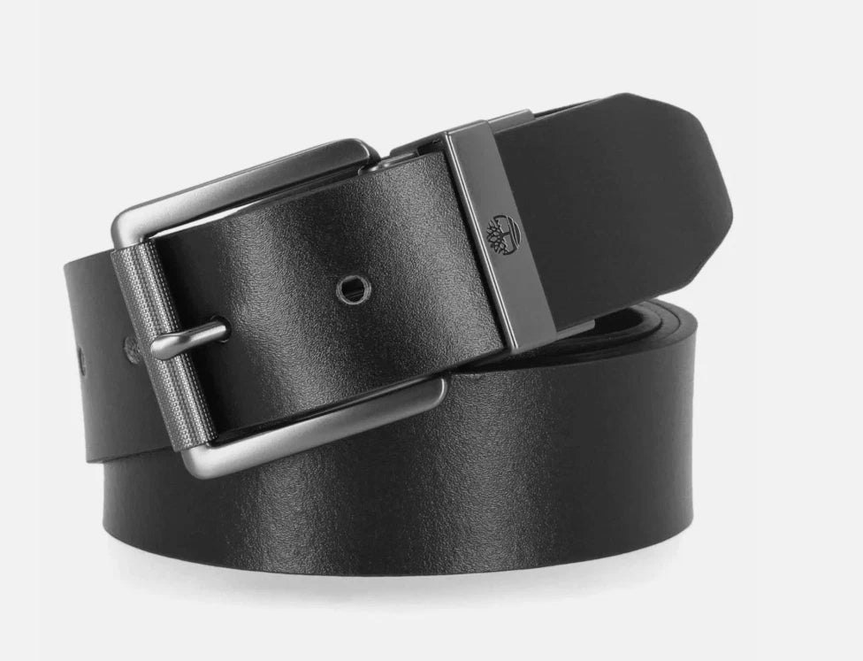 Timberland Men Belt Reversible Brown/Black Full Grain Leather Cut To Fit 28"-44"