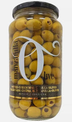 Manzanilla Pitted Green Olives Mediterranaean Snack Large Jar Spain Pack 2x 940g