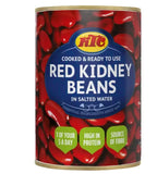 KTC Red Kidney Beans in Salted Water Cooked Ready to Eat Tin Cans Pack 12 x 400g