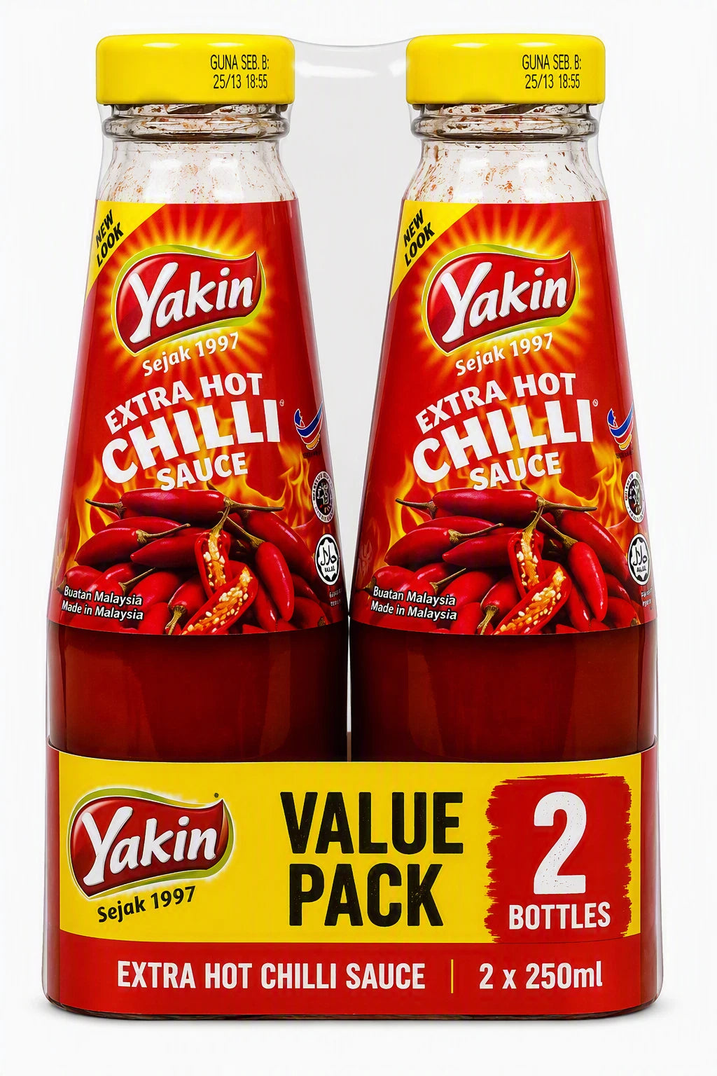 Yakin All Flavours Sauces Variety Selection 250ml Pack of 2 Bottle Each