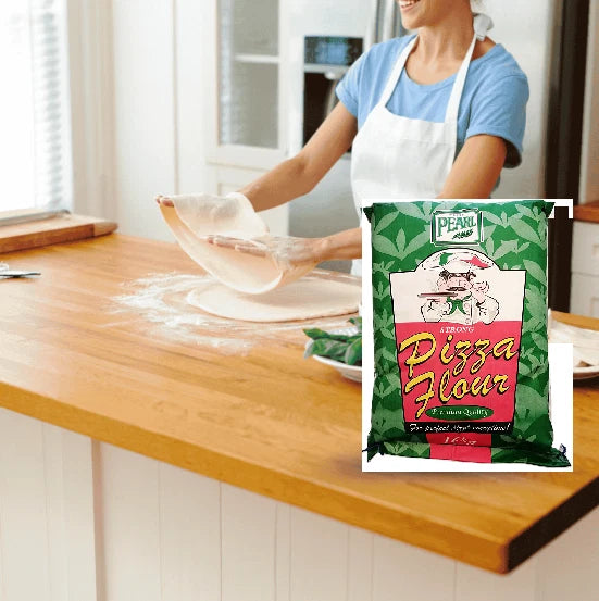 White Pearl Premium Quality Strong Pizza Flour 16kg Bag