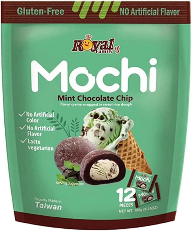 Royal Family Mochi Soft and Chewy Dessert with Creamy Filling 180g Each