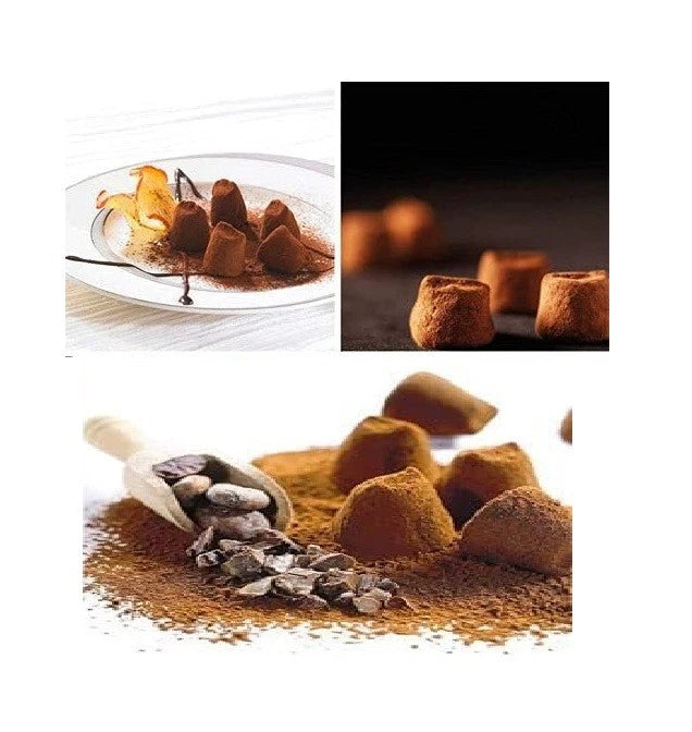 Mathez Fine French Cocoa Powdered Chocolate Truffles 2x 500g Tins