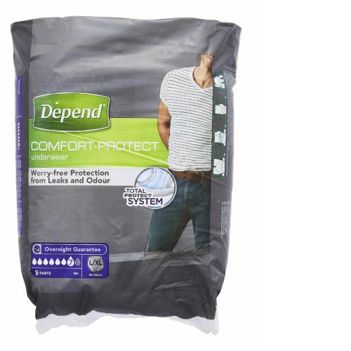 Depend Comfort Protect Incontinence Pants for Women & Men 54 / 60 Pack