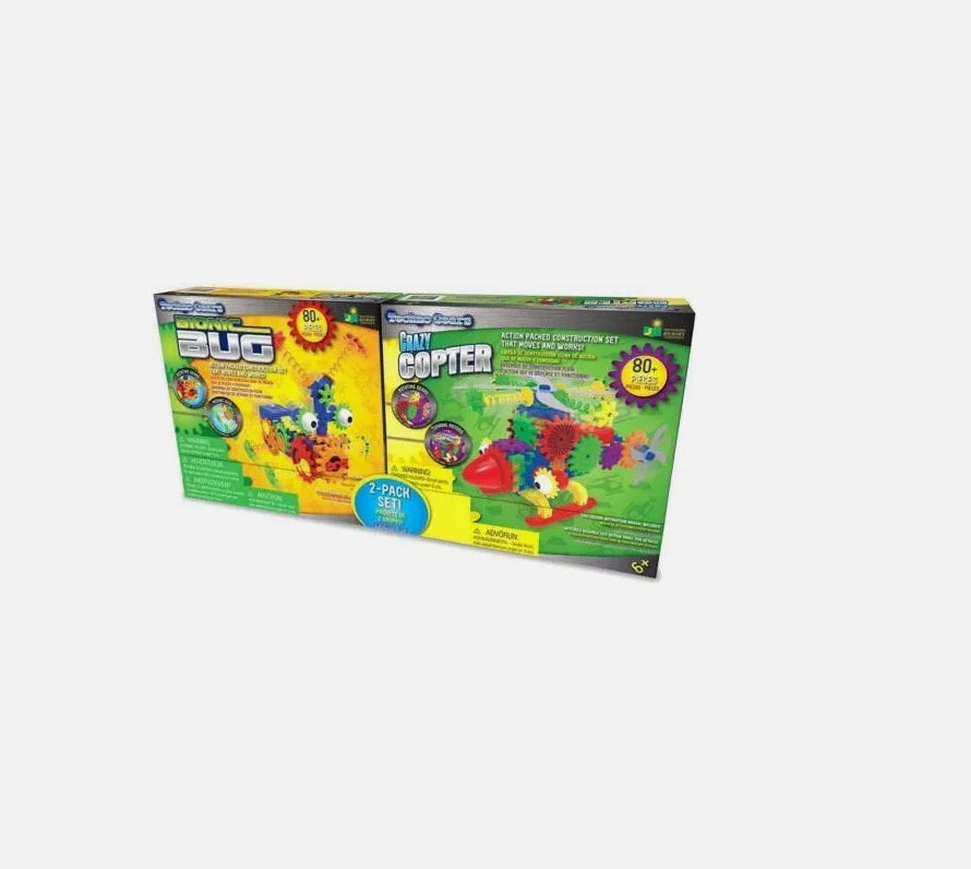 The Learning Journey Techno Gears Bionic Bug & Crazy Copter Set for Ages 6+