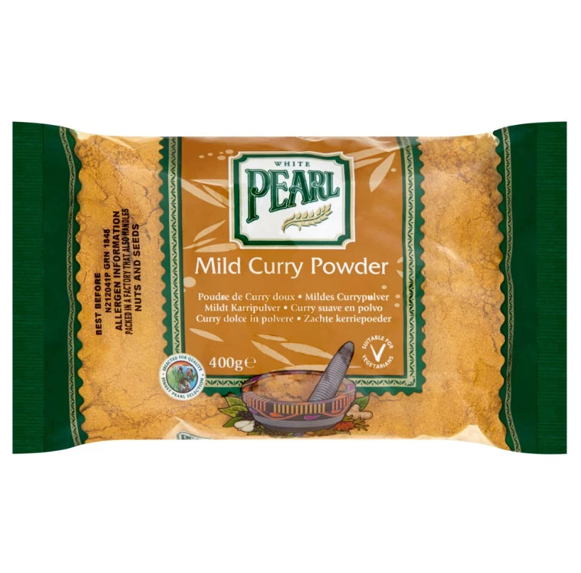 White Pearl Blended Ground Spices and Whole Seeds, Authentic Asian Flavours 400g