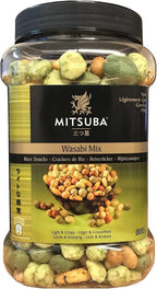 Mitsuba Wasabi Rice Snacks Mixture of Spicy Rice Crackers & Coated Peanuts 800g
