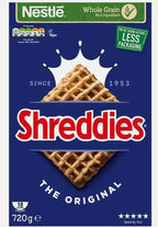 Nestle Shreddies The Original Breakfast Cereal Wholegrain Crunchy Pack 2 x 720g