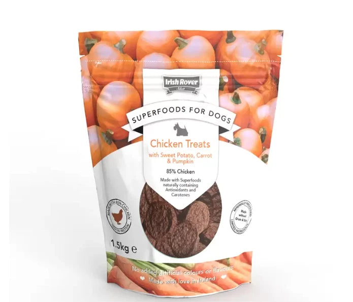 Irish Rover Dogs Food Chicken with Sweet potato carrot and pumpkin 1.5kg