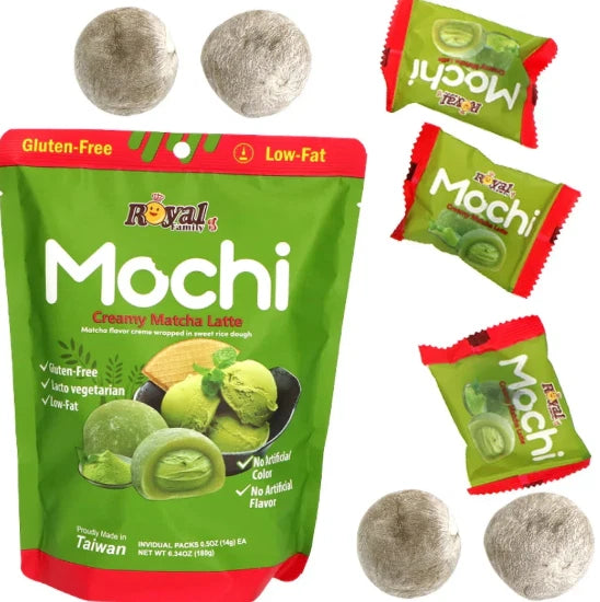 Royal Family Mochi Soft and Chewy Dessert with Creamy Filling 180g Each