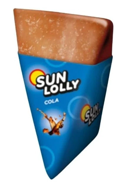 Sun Lolly Ice Lollies Cola, Strawberry, Exotic & Raspberry Flavours, 60ml 32Pack