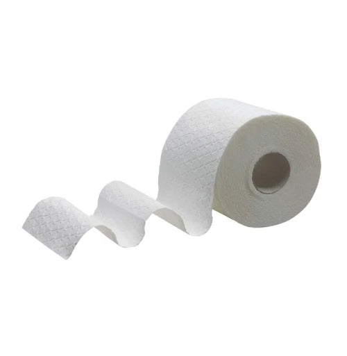 2Ply Toilet Rolls Quilted Embossed Paper Luxury Soft Tissue 40 Rolls Pack