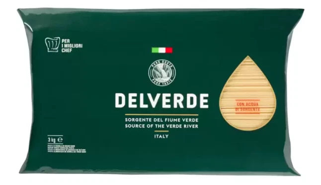 Delverde Spaghetti Italian Durum Wheat Pasta 3 kg