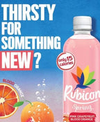 Rubicon Spring Pink Grapefruit Blood Orange Sparkling Spring Water 500ml x 12