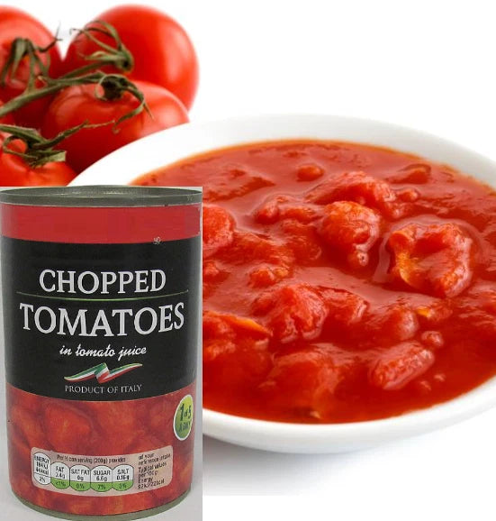 Bestin Chopped Tomatoes in Tomato Juice, 400g Can, Multipack of 12