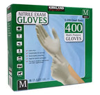 Kirkland Signature Medium Nitrile Exam Medical Food Gloves Latex , 2 x 200 Pack