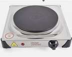 Electric Hotplate 1500W Portable Kitchen Table Top Cooker Stove Stainless Steel
