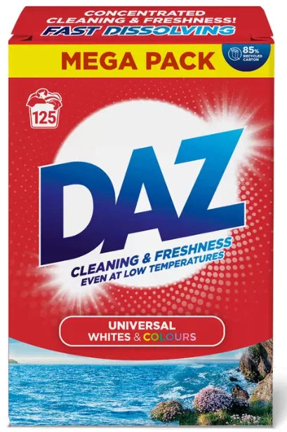 Daz Universal Bio Laundry Powder, 125 Wash