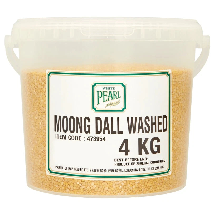 White Pearl Moong Dall Washed 4 kg