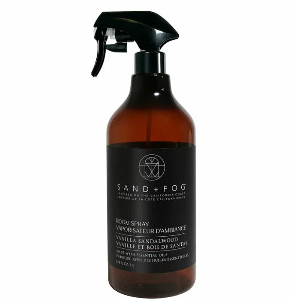 Sand + Fog Home Textile Room Fragrance Scent Vanilla Sandalwood Spray Bottle 1L
