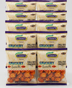 Ginni's Rice Chilli Crakcers Crunchy Thai-Style 70g 10 Pack