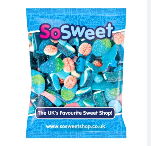 SoSweet Blue Sweet Mix – 1kg Bulk Bag Fruity Blue-Themed Pick & Mix Sweets