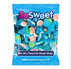 SoSweet Blue Sweet Mix – 1kg Bulk Bag Fruity Blue-Themed Pick & Mix Sweets