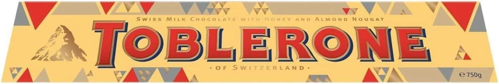 Toblerone Milk Chocolate With Honey And Almond Nougat, Christmas Gift