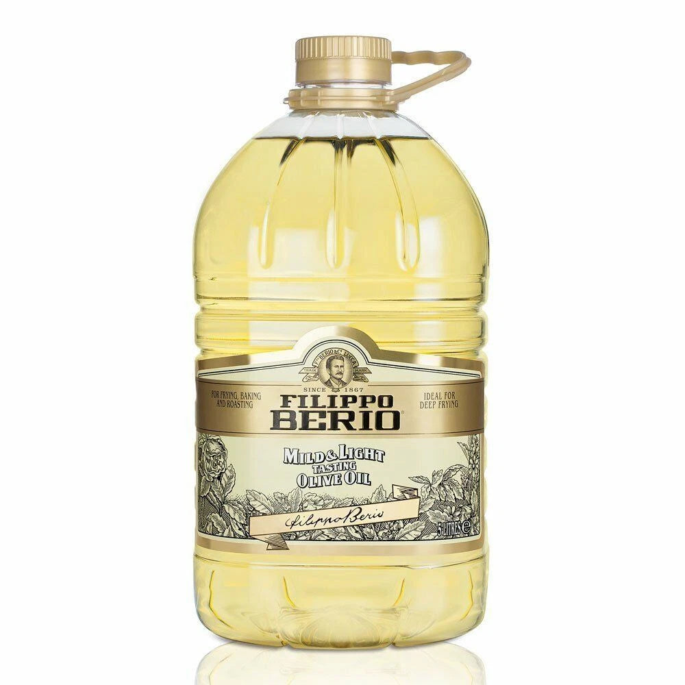 Filippo Berio Mild And Light Olive Oil - 5 Litre (1Pack)
