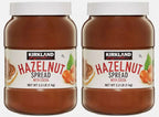 Kirkland Signature Hazelnut Chocolate Smooth Spread with Cocoa Pack 2 Jars x 1kg