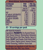 KP Dry Roasted Peanuts Zip Close Pack, 1kg