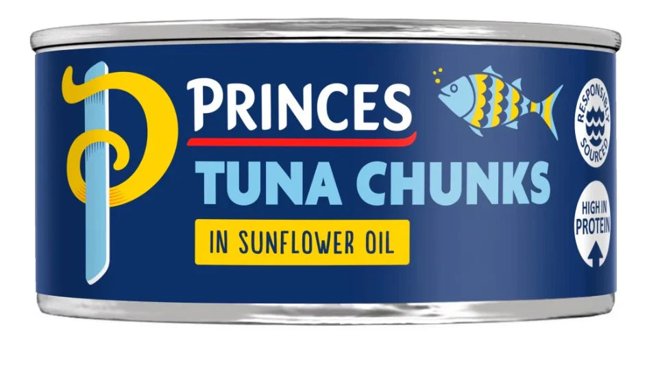 Princes Tuna Chunks In Sunflower Oil 145g - Case of 12