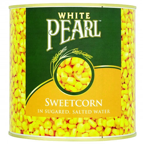 White Pearl Sweetcorn in Sugared, Salted Water 2.12kg Pack of 3