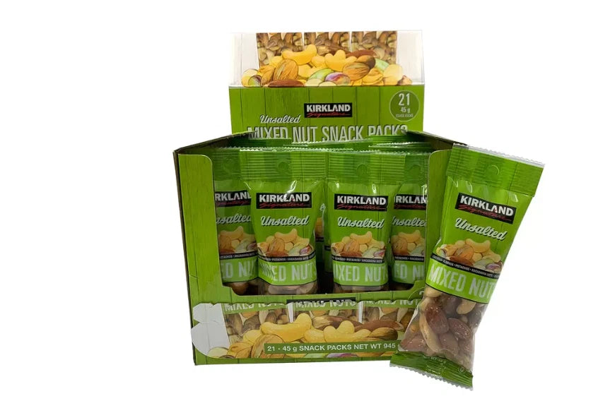 Kirkland Signature Snacking Unsalted Mixed Nuts Pack of21x45g