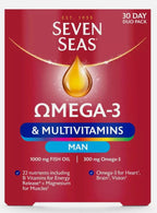 Seven Seas Omega 3 Multivitamins Man, 2 x 60 Count
