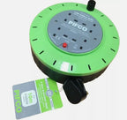 Pifco 4 Way 10m Heavy Duty Extension Reel in Cassette - Safety Cut Out Switch