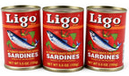 Ligo Sardines In Tomato and Chilli Sauce Wild-Caught Sardines 155g (Pack of 3)