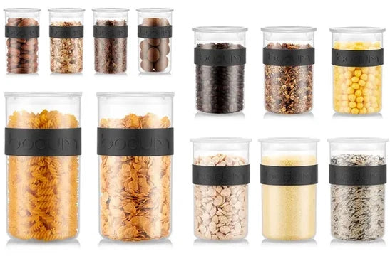 Bodum PRESSO 12 Storage Jars with Lids