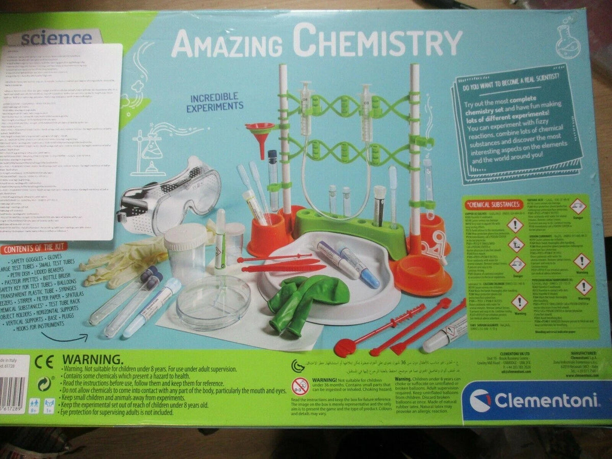 Clementoni Science & Play Amazing Chemistry Scientific Lab Set (8+ Years)