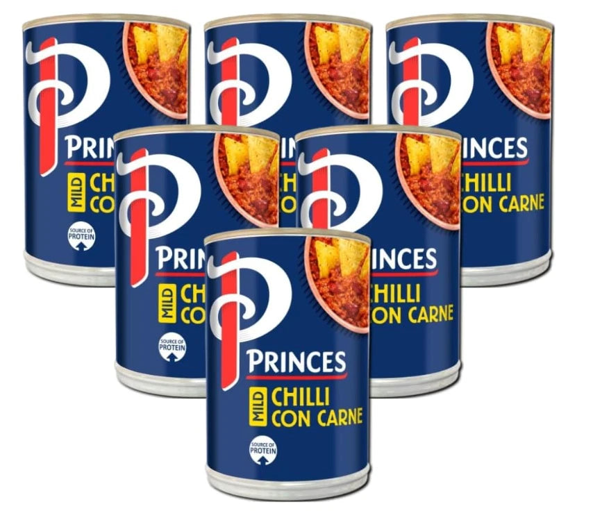 Princes Mild Chilli Con Carne 392g Pack of 6
