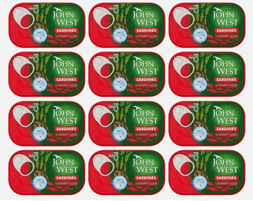 John West Sardines in Tomato Sauce 120g Pack of 12