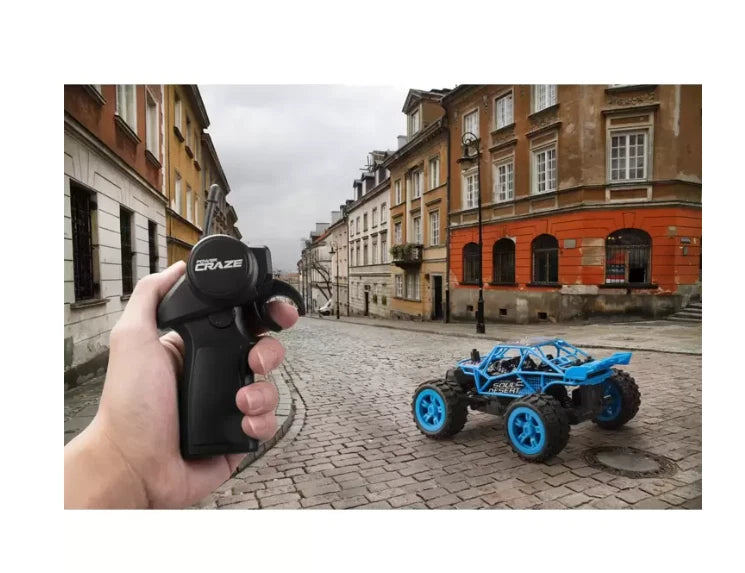 4.7 Inch (12 cm) Power Craze High Speed R/C Car - Blue (8+ Years)