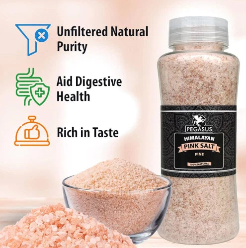 Pegasus Himalayan Pink Salt Fine 800g (Pack of 6)