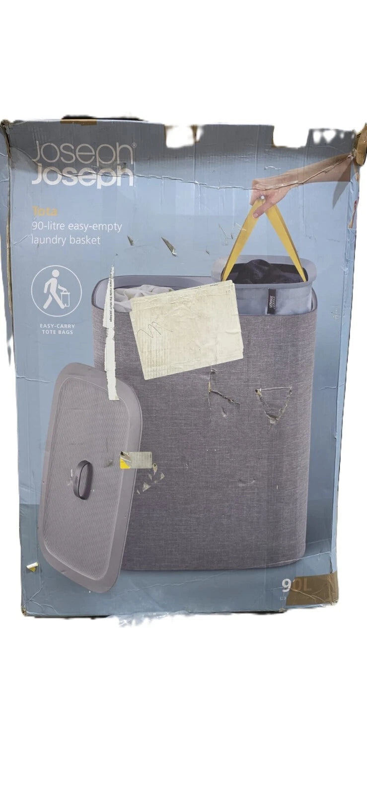 Joseph Joseph Tota 90 Litre Easy Empty Laundry Separation Basket